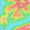 Cribi / Hrib topographic map, elevation, terrain