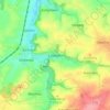 Lüttewitz topographic map, elevation, terrain