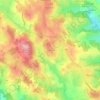 La Brunie topographic map, elevation, terrain