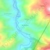 México Nuevo topographic map, elevation, terrain