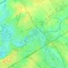 Près du Montet topographic map, elevation, terrain