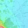 Mae Rim topographic map, elevation, terrain