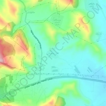 Kani Shaitan topographic map, elevation, terrain