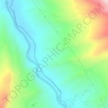 Novilleros topographic map, elevation, terrain