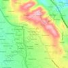 Blotongan topographic map, elevation, terrain