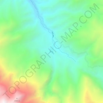 Eriç topographic map, elevation, terrain