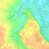 In der Frack topographic map, elevation, terrain