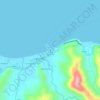 Wawa Lighthouse topographic map, elevation, terrain