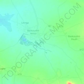k15 topographic map, elevation, terrain