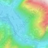 Les Traversants topographic map, elevation, terrain