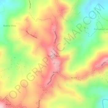 Cerro Herencia topographic map, elevation, terrain