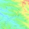 Saint-Martin topographic map, elevation, terrain