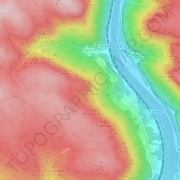 Assiniboine topographic map, elevation, terrain