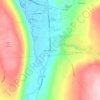 Toll Gate Corners topographic map, elevation, terrain