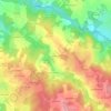 Les Champs topographic map, elevation, terrain