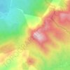 Mont Olympe topographic map, elevation, terrain