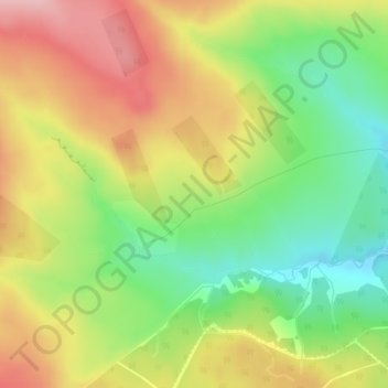 Burngrange Moor topographic map, elevation, terrain