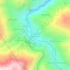 Santa Cruz de Mosna topographic map, elevation, terrain