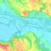 Junquets topographic map, elevation, terrain