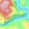 Chalpon topographic map, elevation, terrain