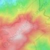 Cerro Vueltas topographic map, elevation, terrain