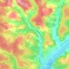 La Glauterie topographic map, elevation, terrain