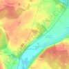 Rougemont topographic map, elevation, terrain