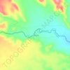 Las Ánimas topographic map, elevation, terrain