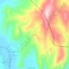Lubing topographic map, elevation, terrain