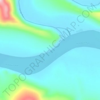 Georgetown topographic map, elevation, terrain
