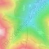 Cascade d'Enfer topographic map, elevation, terrain