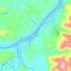 Allisonia topographic map, elevation, terrain