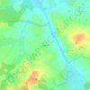 Mazerolle topographic map, elevation, terrain