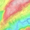 Cernembert topographic map, elevation, terrain