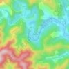 Drouillèdes topographic map, elevation, terrain