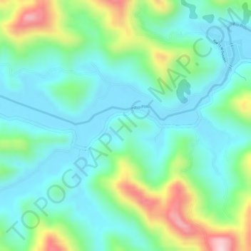 PO1 topographic map, elevation, terrain