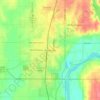 Ponca City topographic map, elevation, terrain