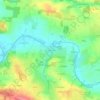 La Guesdonnière topographic map, elevation, terrain