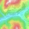 Le Brasq topographic map, elevation, terrain