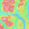 Drammen topographic map, elevation, terrain