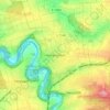 Hohenacker topographic map, elevation, terrain