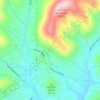 Last house on the Hare RDG topographic map, elevation, terrain