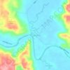 Bangan-Oda topographic map, elevation, terrain