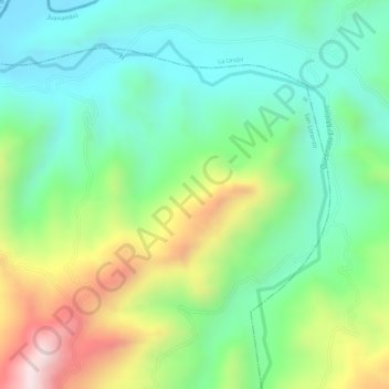 Las Vegas topographic map, elevation, terrain