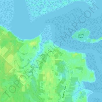 Chester topographic map, elevation, terrain