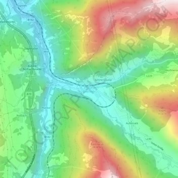 St. Jodok am Brenner topographic map, elevation, terrain