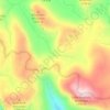 Panthertown Creek Falls topographic map, elevation, terrain