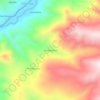 Chullupampa topographic map, elevation, terrain
