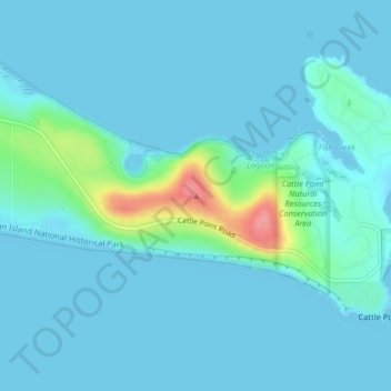Mount Finlayson topographic map, elevation, terrain