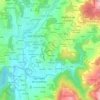Búzio topographic map, elevation, terrain